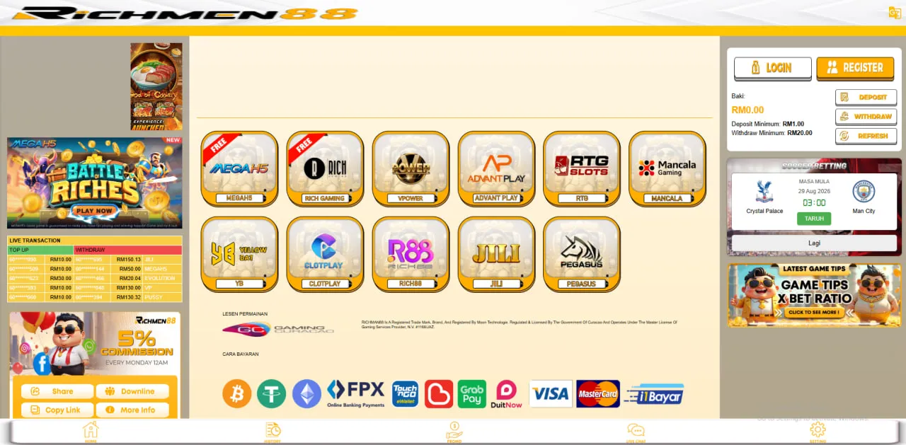 Richman88 online gaming platform overview